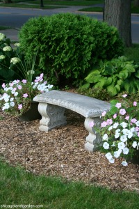 My Garden Bench - http://chicagolandgarden.com/